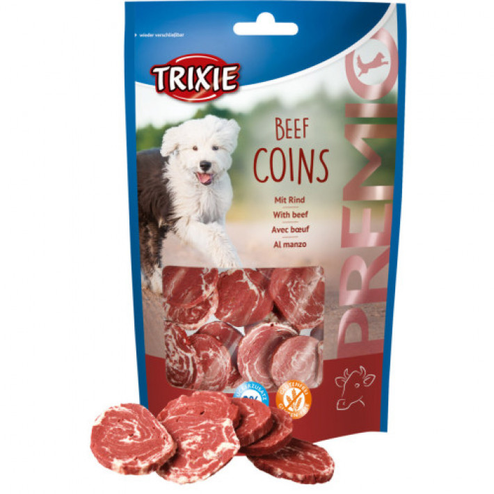 Ласощі Trixie Premio Beef Coins для собак з яловичиною 100 г