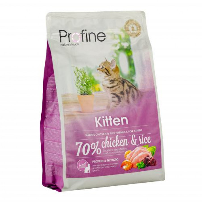 Сухий корм Profine Kitten для кошенят, з куркою та рисом, 2 кг
