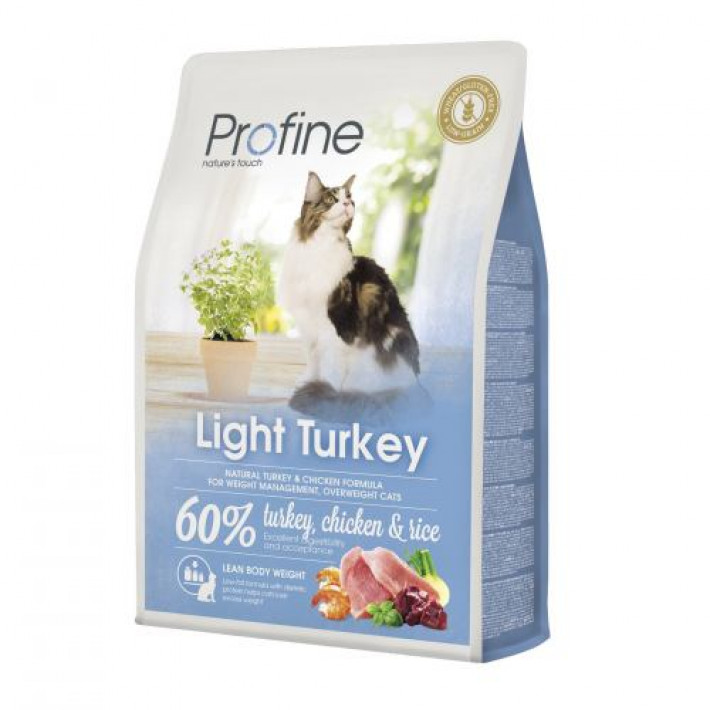 Сухий корм Profine Light для котів із зайвою вагою, з індичкою та куркою, 2 кг