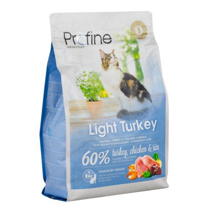 Сухий корм Profine Light для котів із зайвою вагою, з індичкою та куркою, 2 кг