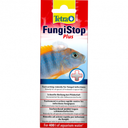 Засіб Tetra Medica Fungi Stop Plus лікарський для боротьби з грибковими та бактеріальними інфекціями у риб, 20 мл на 400 л