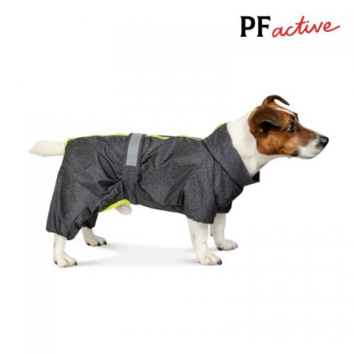 Дощовик Pet Fashion «Rain» для такс, розмір S-2, сірий