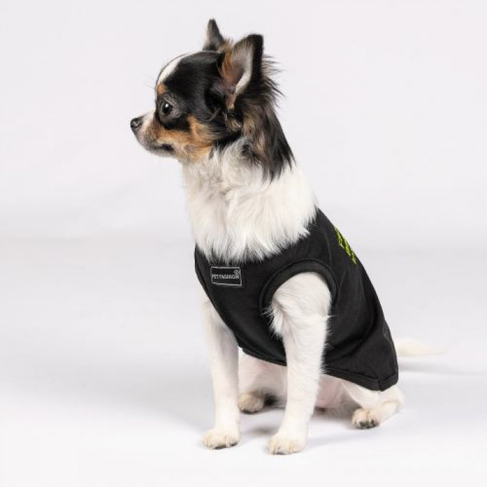 Борцівка Pet Fashion «FBI» для собак, розмір XS2, чорна