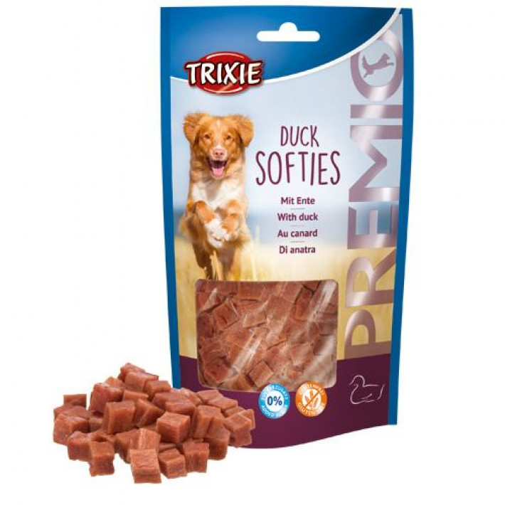 Ласощі Trixie Premio Duck Softies для собак шматочки з качкою 100 г