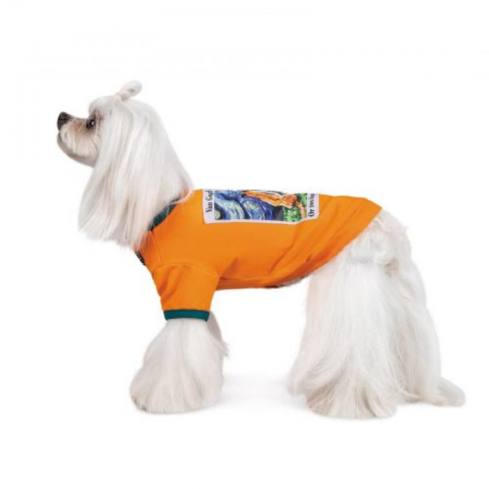 Футболка Pet Fashion «Art» для собак, розмір M, помаранчева