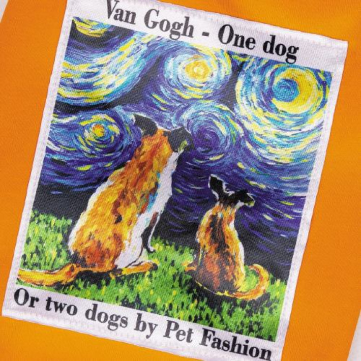 Футболка Pet Fashion «Art» для собак, розмір M, помаранчева