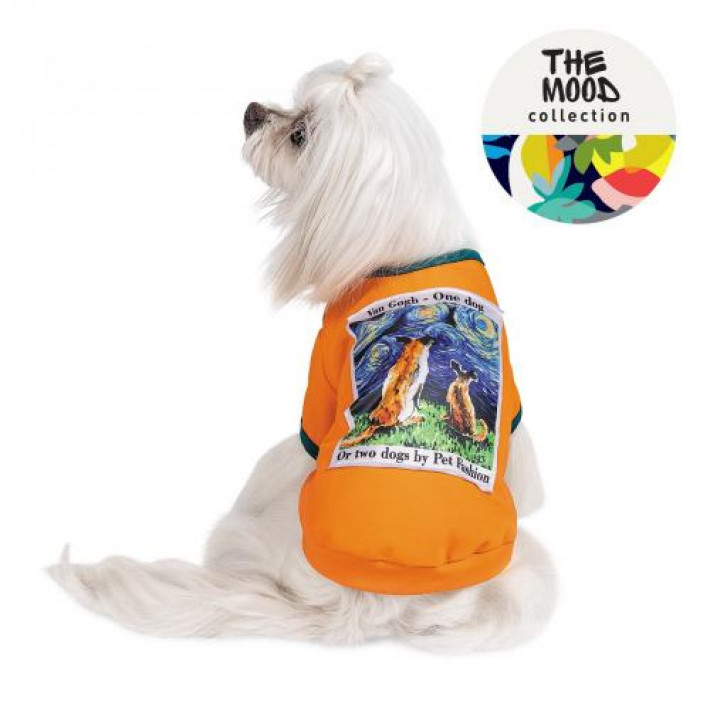 Футболка Pet Fashion «Art» для собак, розмір M, помаранчева