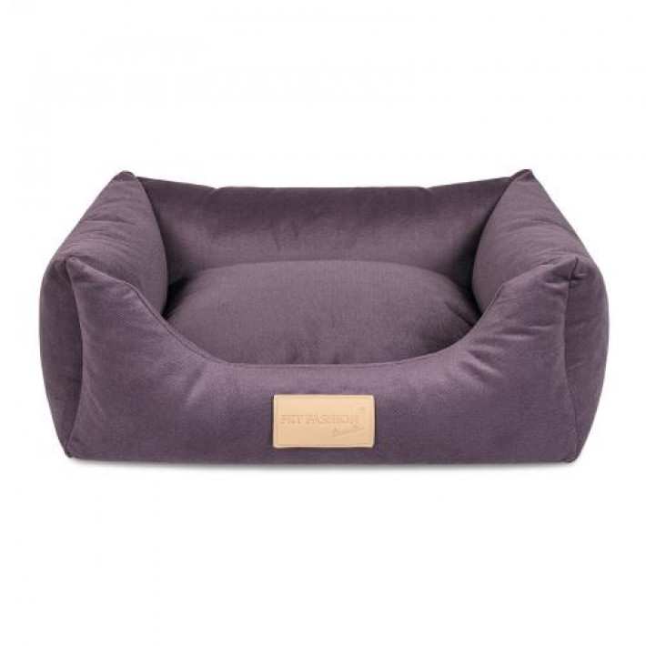 Лежак Pet Fashion «Molly» для собак та котів, 62х50х19 см, фіолетовий