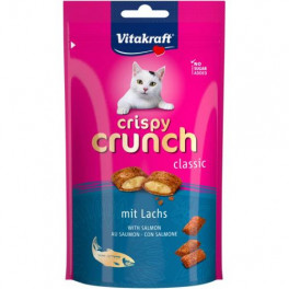 Подушечки Vitakraft Crispy Crunch для котів, з лососем, 60 г