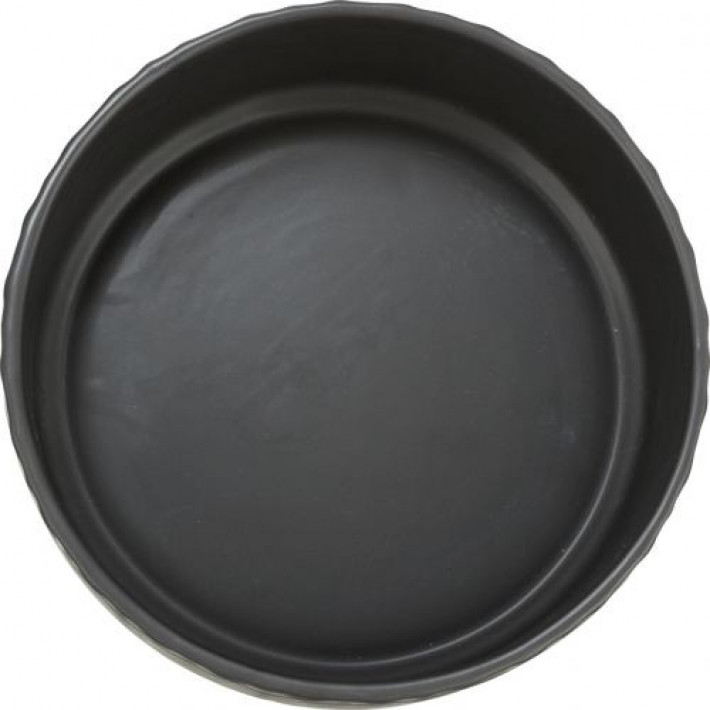 Миска Trixie для собак, чорна, 1,6 л, d:20 см (керамічна)