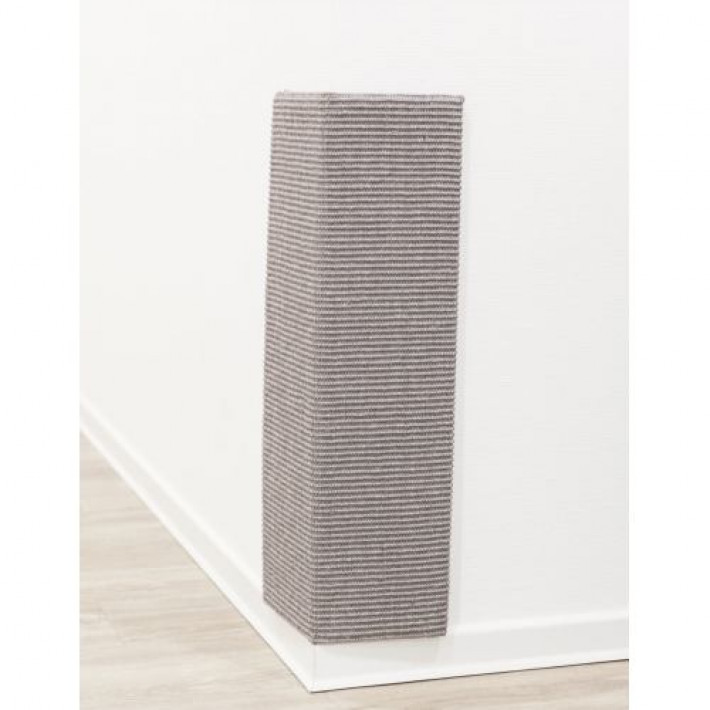 Дряпка для котів Trixie XXL настінна/кутова сизаль/плюш сірий, 38*75 см