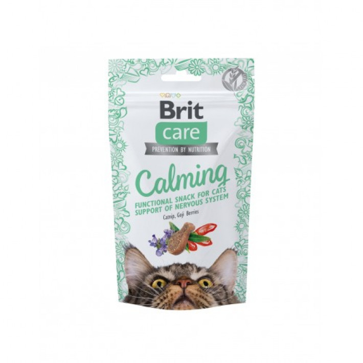 Функціональні ласощі для котів Brit Care Cat Snack Calming з куркою, 50 г