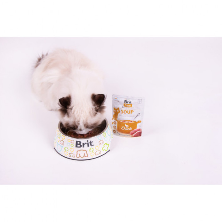 Корм вологий "Суп для котів Brit Care Soup with Duck з качкою", 75 г