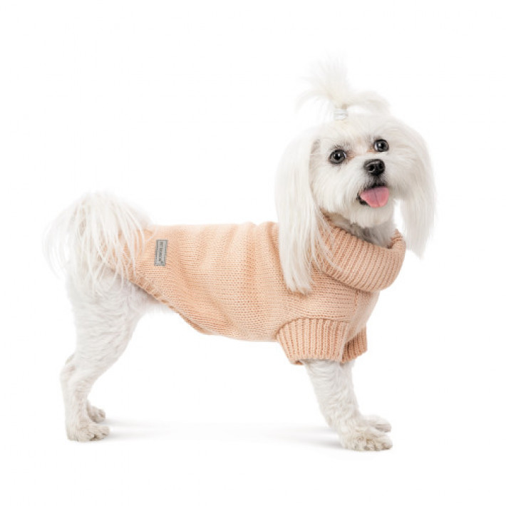 Светр Pet Fashion Sam персиковий для собак, M