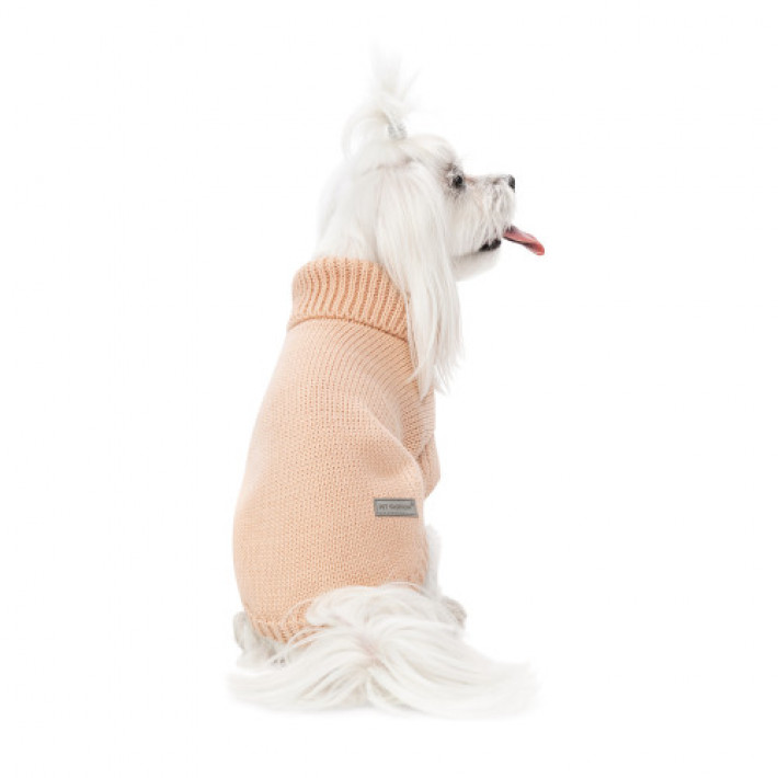 Светр Pet Fashion Sam персиковий для собак, M