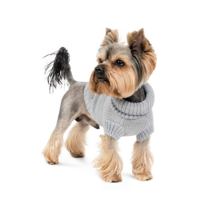 Светр Pet Fashion Sam сірий для собак, M