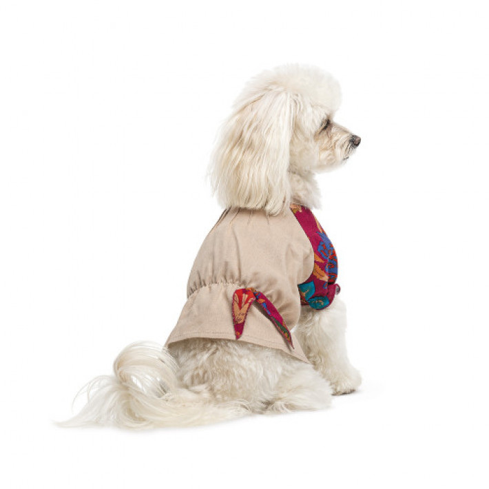 Сорочка Pet Fashion Соломія для собак дівчинка бежева XS2
