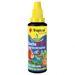 Препарат Tropical Bacto Active для запуску акваріума та підготовки біологічного середовища, 30 мл