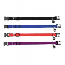 Нашийник Trixie Elastic для котів, нейлоновий з дзвіночком (кольори в асортименті)
