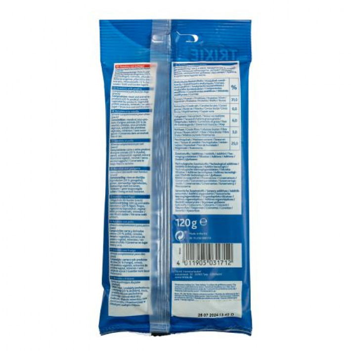Ласощі Trixie Soft Snack Rotolinis для собак палички з м'ясом домашніх птахів 120 г