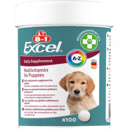 Вітаміни 8in1 Excel Multi Vitamin Puppy для цуценят та молодих собак, мультивітамін, 100 шт