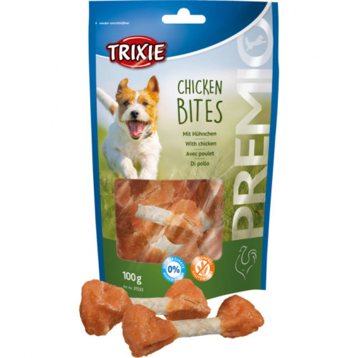 Ласощі Trixie Premio Chicken Bites для собак кісточки з куркою 100 г