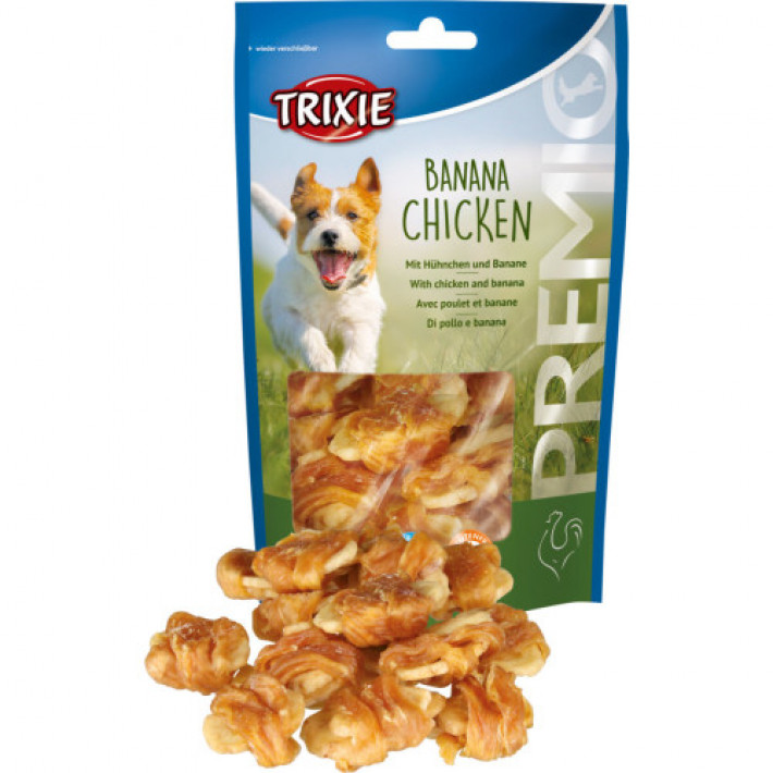Ласощі Trixie Premio Banana Chicken для собак з куркою та бананом 100 г